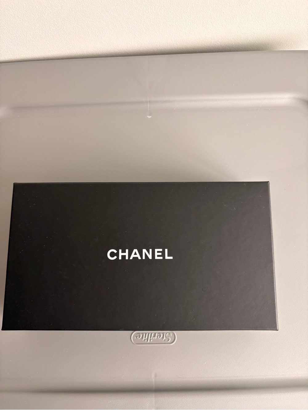 CHANEL Black and White Signature Box